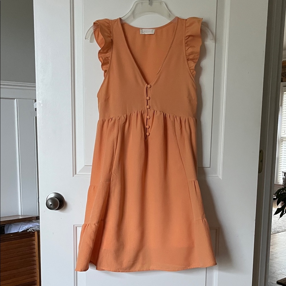 Sleeveless Ruffle Dress Altard State Med